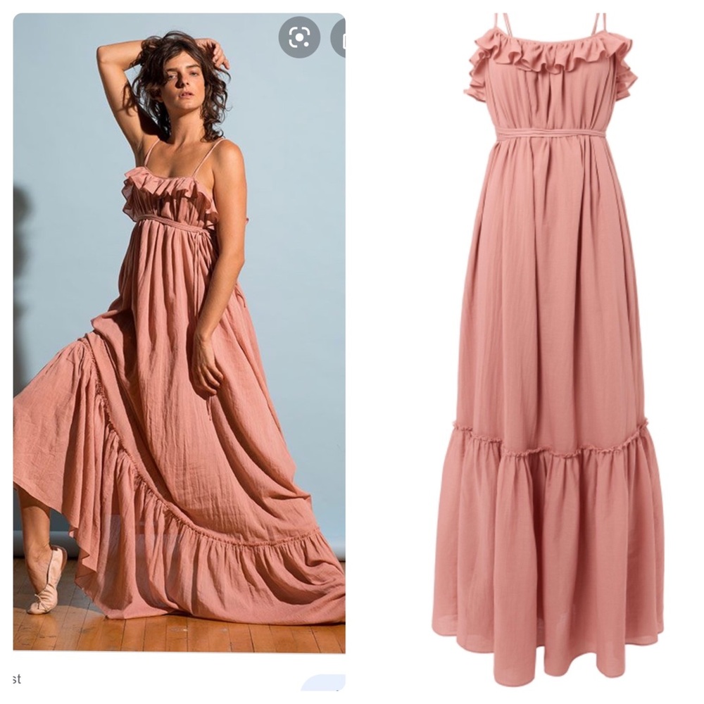 Loup Charmant Artemis Gown Mauve Pink Sz S